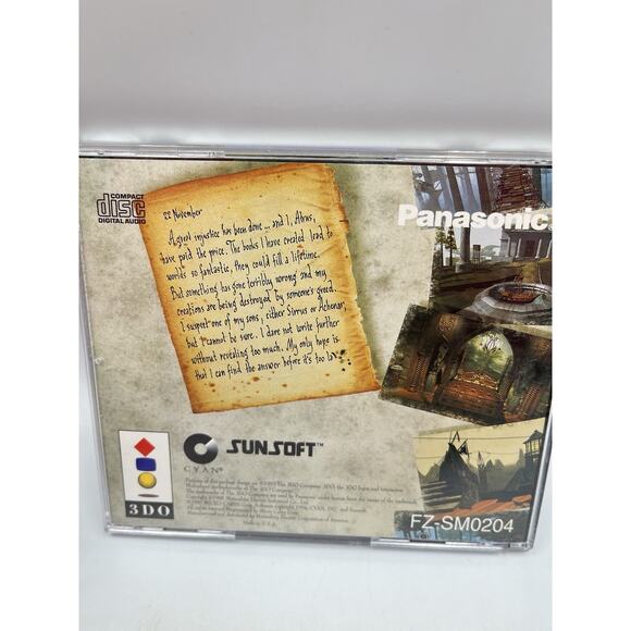 Myst (Panasonic 3DO, 1995) Complete In Jewel Case Works Vintage 90s Video Game - Picture 3 of 8